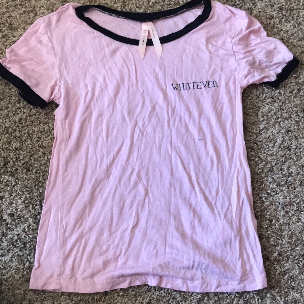 Pink & Black “Whatever” T-Shirt